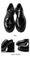 Block UK Business Zapatos formales de oficina de boda de cuero genuino para hombres, función transpirable e impermeable, resortes de malla - details 8