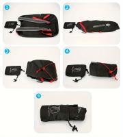 Mochila Viking Nártior Azul y Naranja para Senderismo - Correa Ajustable, Diseño de Múltiples Bolsillos, Plegable y Portátil, Ideal para Acampar y Excursiones de Día, Equipo de Acampada | Mochila con Correa Ajustable | Cremalleras Duraderas - details 1