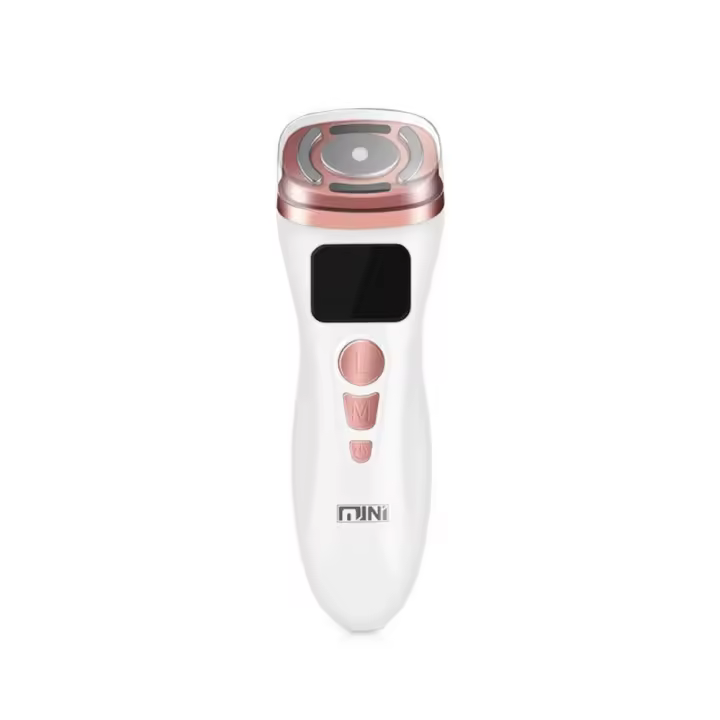 Minimáquina facial para eliminar las, arrugas masajeador facial de alta intensidad, ultrasonidos RF, rejuvenecimiento antienvejecimiento para cuello de la barbilla - 1