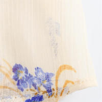 Blusa de Primavera Suave Estampado Floral Comodidad Versátil Moda para Mujeres - details 8
