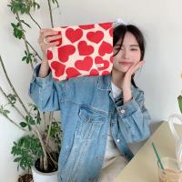 Bolsa de Maquillaje de Peluche con Patrón de Corazón de Gran Capacidad - details 4