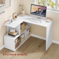 Escritorio en forma de L, escritorio de computadora, mesa de computadora - details 2