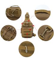 Bolso de pecho táctico Molle para hombre, bolsa de aparejos de pesca, Camping, senderismo, caza, eslinga, un solo hombro, bolso deportivo - details 3