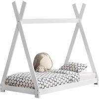 Cama para niños pequeños Cama Infantil 160 x 80cm Estructura Tipi de Madera Pino Color Pino Natural - details 65