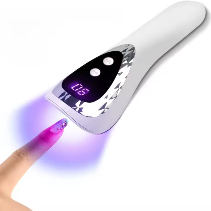 Mini lámpara de manicura recargable LED UV de mano, secador para uñas de Gel, portabilidad, herramienta de Arte de uñas - 1