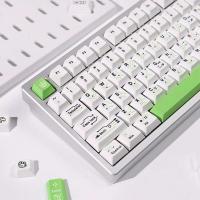 Teclado nical gigante blanco verde 148 teclas Pbt sublimación térmica teclas personalizadas de altura Original de fábrica - details 1