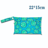 Bolsa de pañales para bebé, bolsa de almacenamiento de viaje, impermeable, portátil, saliente, 22x15cm - details 6