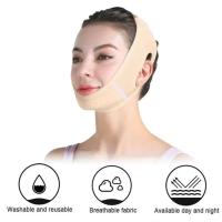 Correa de estiramiento facial para mujer, cinta estable, reductor de papada transpirable, venta de escultura facial de belleza - details 20