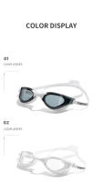 Gafas de natación antivaho profesionales para adultos, gafas de silicona impermeables galvanizadas, protección UV, gafas de natación para hombres - details 11