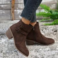 Otoño Invierno mujer moda tacones altos botines zapatos - details 4