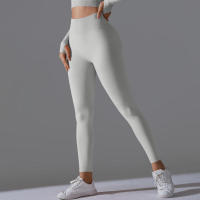Pantalones de mujer, leggings, glúteos melocotón, pantalones de yoga desnudos de cintura alta - details 70