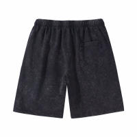 Pantalones Cortos de Logo Bordado de Stone Island Verano Pantalones Deportivos Casuales para Hombres, Cinco Bolsillos, Algodón Desgastado y Tendencia - details 2