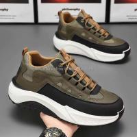 Dropshipping logo cómodo estilo de caminar grueso para hombres, zapatos casuales antideslizantes y duraderos - details 7