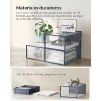 Cajas de Zapatos de Plástico Juego de 18 Organizadores Plegable, Apilable, Transparente, Blanco - details 53