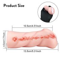 Leten realista Vagina Anal boca juguetes seguro silicona Vaginal masturbador masculino suave bolsillo coño juguete sexual para hombres masturbadores 18+ - details 1
