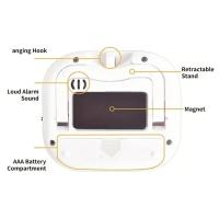 Reloj despertador con pantalla LED, cronómetro electrónico Manual, cuenta atrás, temporizador Digital magnético para deportes, cocina, ducha, estudio - details 3