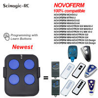 NOVOFERM NOVOTRON 502 MAX43-2 / 504 MAX43-4 mando a distancia para puerta de garaje, transmisor manual de código rodante 433.92MHz mando garaje - details 11