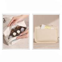 Bolso de mano de nailon para maquillaje, bolsa de almacenamiento impermeable de gran capacidad a prueba de polvo, bolsa colgante multifuncional, bolsa de viaje para niñas - details 1