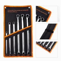 Llave de aviación extra larga de doble anillo 6 piezas set de llave de aviación potente menos esfuerzo métrico 8mm-21mm - details 3