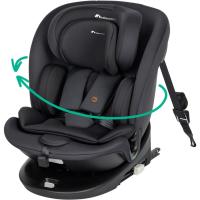 Silla Coche 360, 0-12 años, 40-150 cm, Silla Coche, Instalación Pata Apoyo, Giro 360, 8 Posiciones Reclinación, 12 Posiciones Reposacabezas, Full Black - details 29