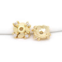 Accesorios de Joyería DIY de Alta Calidad Abalorios de Cuarzo de Brasa Dorada de 18K - details 43