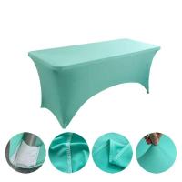 Manteles de Lycra de 6 pies, cubiertas de mesa de cumpleaños de hotel de boda de alta elasticidad para plegables de 4 pies, 5 pies, 6 pies y 8 pies - details 20