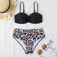 Traje de baño conjunto de Bikini de leopardo estampado ral trajes de baño de playa Push up ropa de playa de verano dos piezas traje de baño de cintura baja 2023 mujeres - details 24