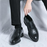 Zapatos de Negocios Formales de Cuero Vintage Británico Cómodos y Transpirables con Tacón Bajo - details 9