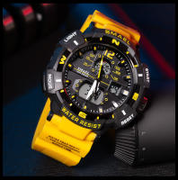 Reloj de pulsera deportivo para hombre Smael resistente al agua con función de alarma y fecha multifunción cuarzo dualtime - details 16