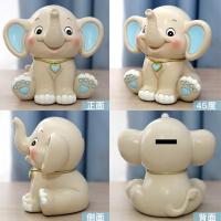 Banco de Monedas Elefante en 4 Colores para Niños y Niñas Regalo de Año Nuevo Decoración de Hogar y Habitación - details 9