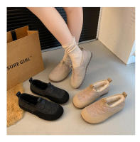 Zapatos de invierno para mujer con suela suave de piel de conejo, zapatos cálidos de algodón con tela de plumón - details 10