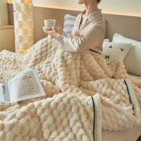 Manta cálida de franela para dormir, mantas de forro polar para la cama, acolchada, gruesa, cálida, suave y cómoda, para el hogar, Otoño e Invierno - details 2