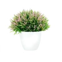 Bonsái verde artificial, tre pequeño, plantas herbáceas, decoraciones ETA, flores falsas para decoración del jardín del hogar, boda - details 9