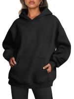 Sudadera con capucha de gran tamaño para mujer, jersey de moda de otoño, sudadera con capucha de gran tamaño, sudadera gruesa con capucha - details 5