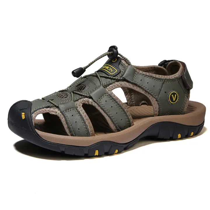 MOV-Zapats Casuales de Verano para Hombres y Mujeres Sandalias Transpirables con Suela Gruesa y Cierre de Punta Aqua para Senderismo y Pesca - 1