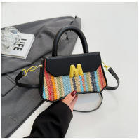 Moda arco iris portátil pequeño cuadrado bolsa 2025 primavera nueva luz de lujo bolsa de las mujeres versátil texturizado axilas bolsa de hombro - details 23