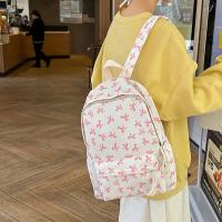 Mochila con lazo de nailon, bolso escolar ligero de gran capacidad para estudiantes, bolsa de almacenamiento, bolso de hombro para adolescentes de estilo japonés, viaje - details 8
