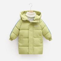 Chaqueta de algodón para niños de 3 a 10 años, chaqueta de invierno nueva de felpa y gruesa, chaqueta cálida con capucha de longitud media para hombres y mujeres - details 6