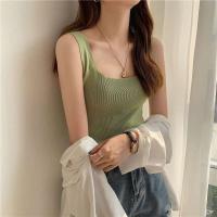 Top de Punto Zjaiss 2025 Camiseta Deportiva Casual para Mujer Cuello Redondo Lento Verano - details 14