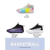 Zapatos De Baloncesto Para Hombres Edwards Generation Rainbow Deportivos Casuales Con Absorción De Impacto Suela De Goma Talla Verdadera - details 9