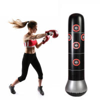 Inflatable Punching Bags Stand Sandbag Fitness Freestanding Boxing Target Bag Children and Adults Pressure Relief Body Building - details 1