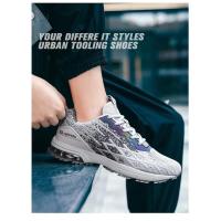 Zapatos deportivos de malla transpirable para correr con absorción de impactos para hombres - details 16