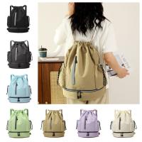 Bolsa deportiva ligera con cordón, impermeable, de gran capacidad, para Fitness, con correas ajustables de separación en seco y húmedo - details 1