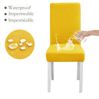 DUDUME Funda de tela impermeable para silla, cubierta elástica de LICRA suave para asiento de oficina, cocina, comedor y boda - details 18