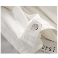 Chaqueta De Denim Blanco Para Mujer Estilo Casual Corta Simplicidad Chaqueta Mujer Veste Femme Streetwear Basicas Otoño Invierno - details 5