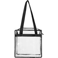 BAGAIL Bolsas Transparentes Aprobadas por el Estadio Bolso de Mano Transparente con Cierre de Cremallera Bandolera Bandolera con Correa Ajustable - details 71