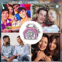 Abalorio Original de Plata de Ley 925 para mujer, abalorio de alta calidad adecuado para pulsera DIY, cuentas de amor para el Día de San Valentín, regalos de joyería para fiesta, nuevo - details 22