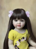 BZDOLL-Muñeca realista de bebé recién nacido, juguete de baño de 55cm con cuerpo de silicona completo, 22 pulgadas, regalo de Navidad para niña - details 3