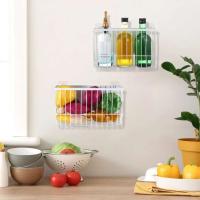 Estantes de refrigeración magnéticos para refrigerador, almacenamiento Simple y moderno, cestas refrigeradas montadas en la pared de salón, cocina - details 15