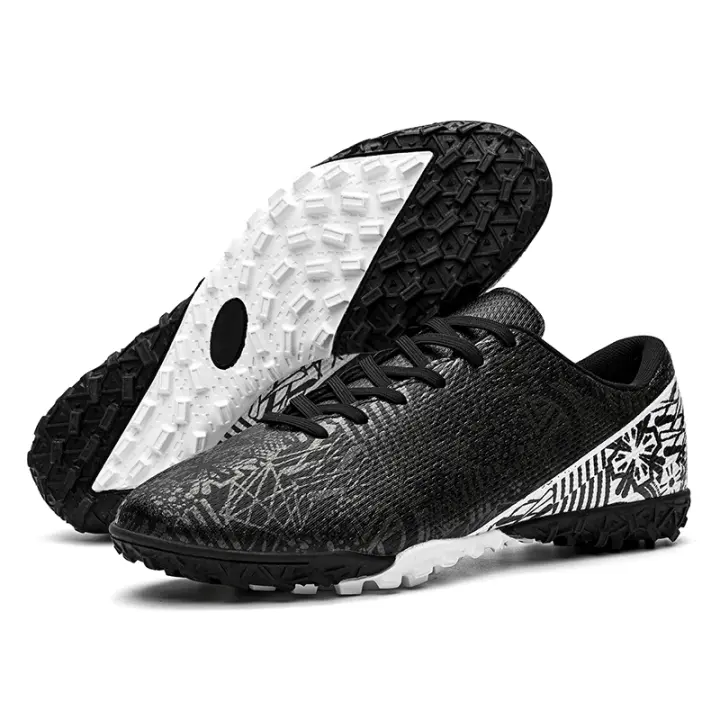 Zapatos de fútbol al aire libre para hombres y mujeres, botas de fútbol de hierba de entrenamiento de caña baja - 1